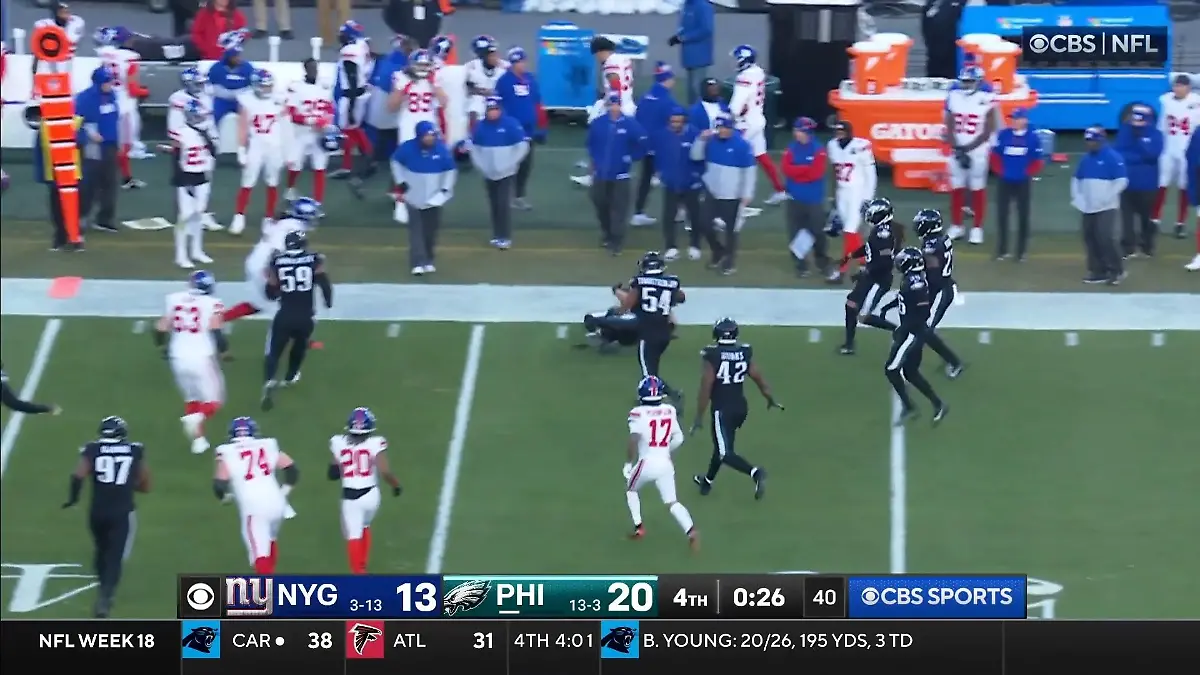 Giants verlieren gegen Eagles Die Highlights im Video!