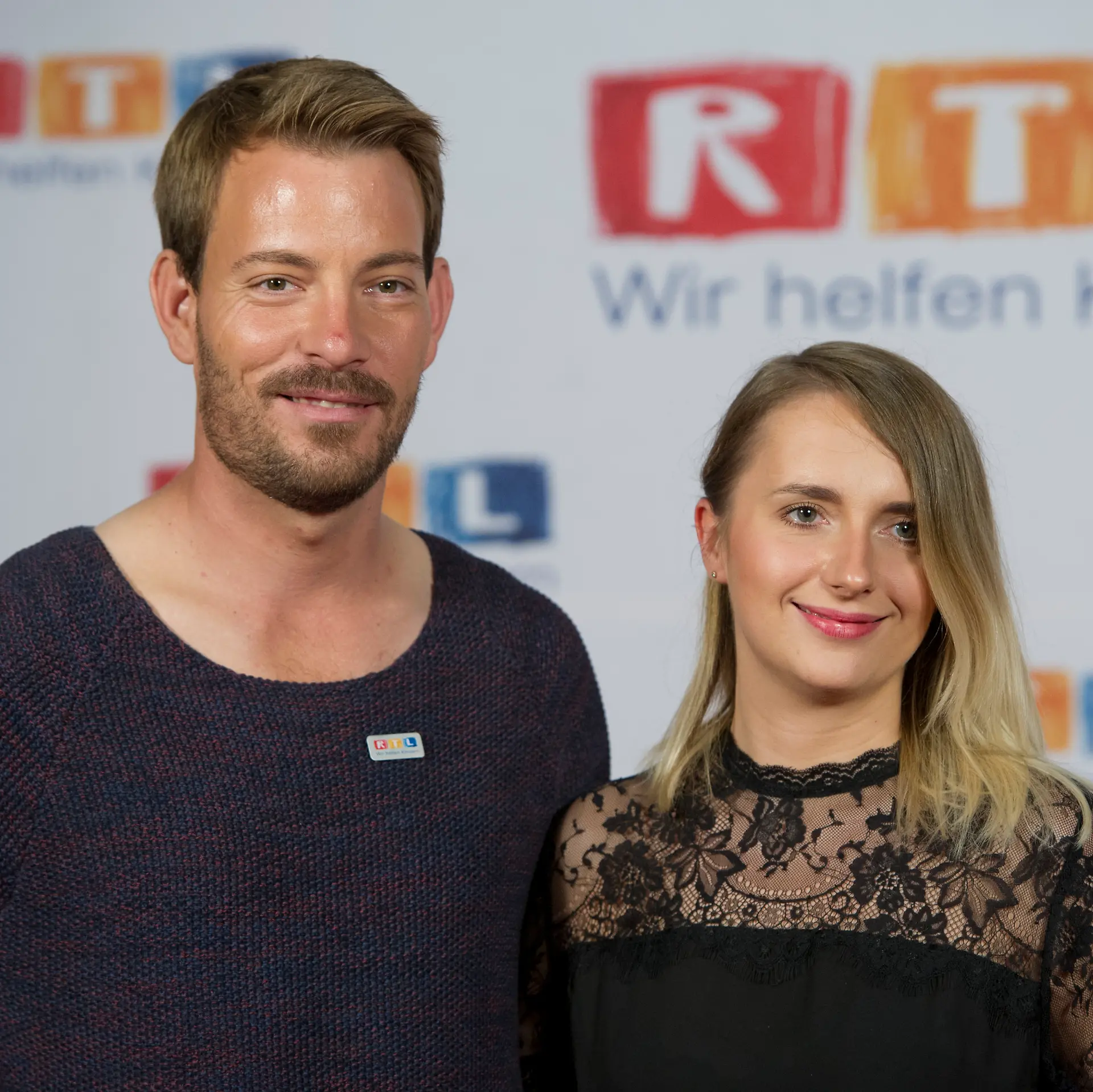 Gerald und Anna Heiser beim RTL-Spendenmarathon 2017.