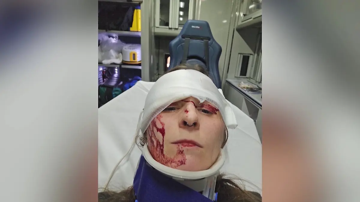 Hailea Soares im Krankenhaus