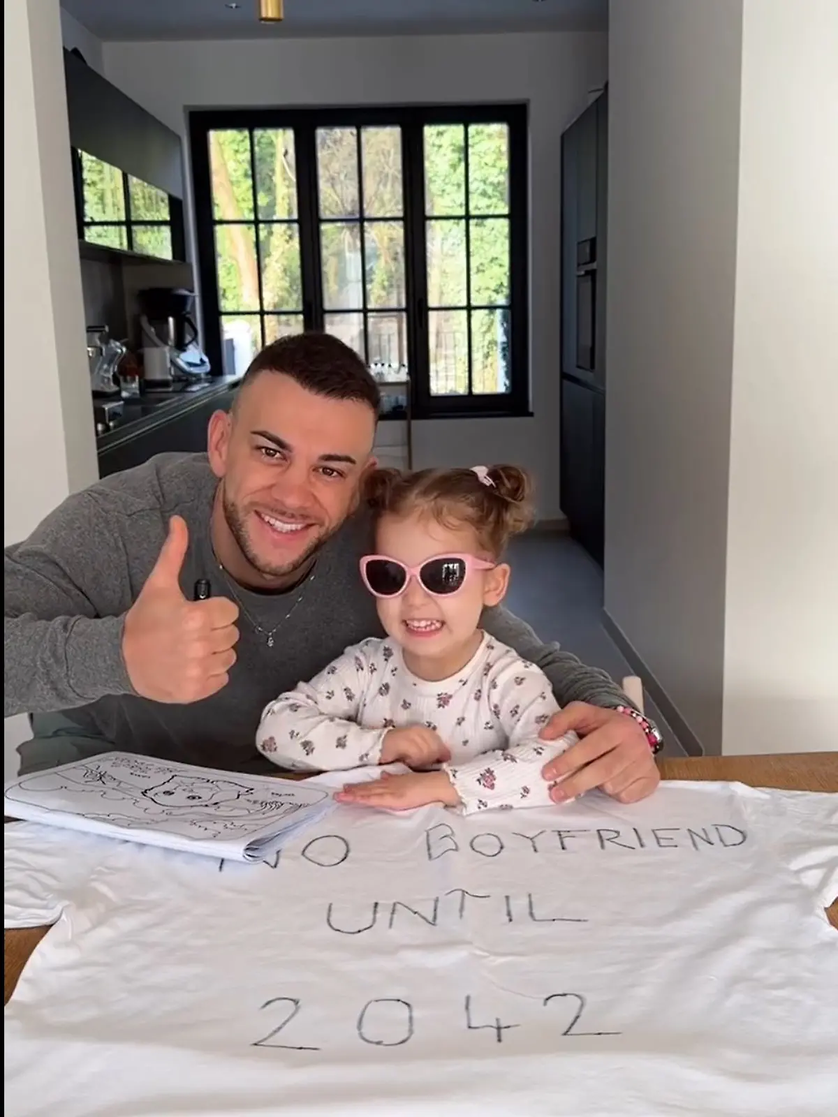 Serkan und seine Tochter Nova 
