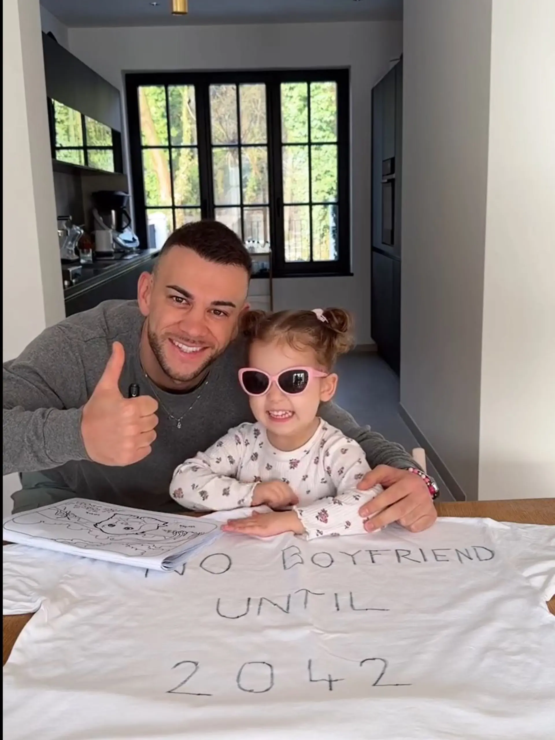 Serkan und seine Tochter Nova 