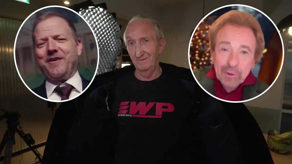 Mario Barth, Thomas Gottschalk und Mike Krüger