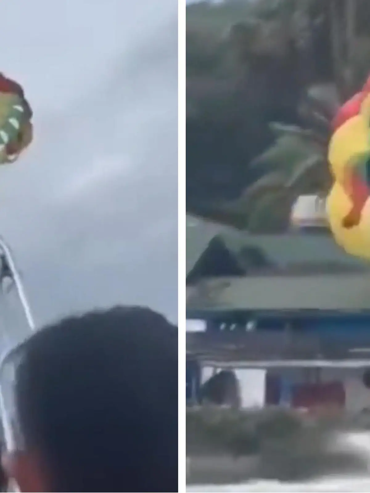 Bild zu: "Seil reißt auf dem Meer! Paar ist Paraglider hilflos ausgeliefert "