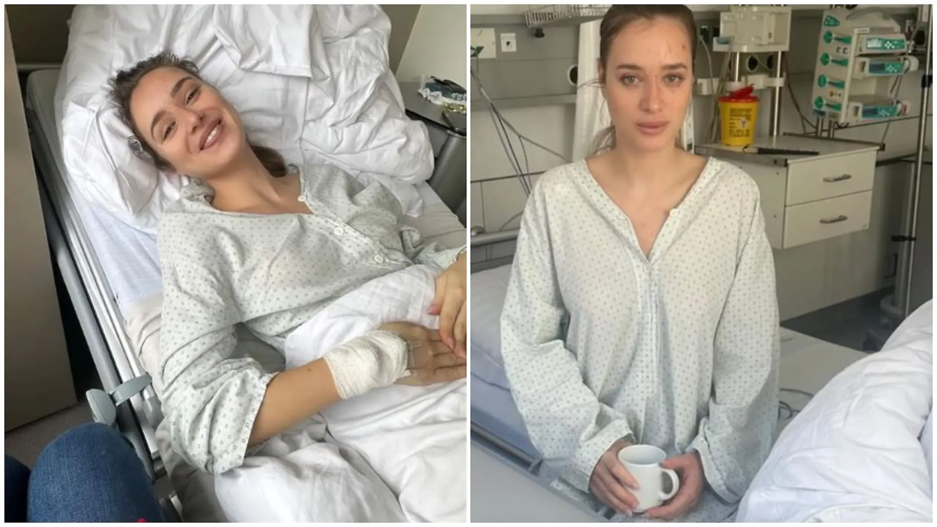 Annabella Fleck im Krankenhaus