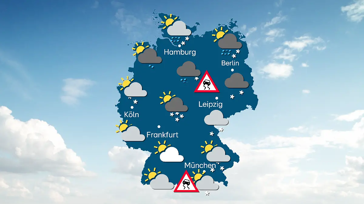 Das Wetter am Vormittag.