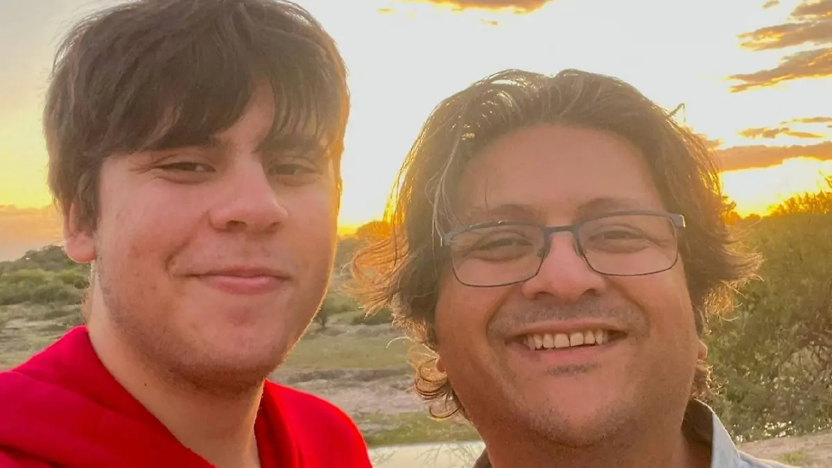 Der pakistanische Geschäftsmann Shahzada Dawood und sein 19-jähriger Sohn Suleman.