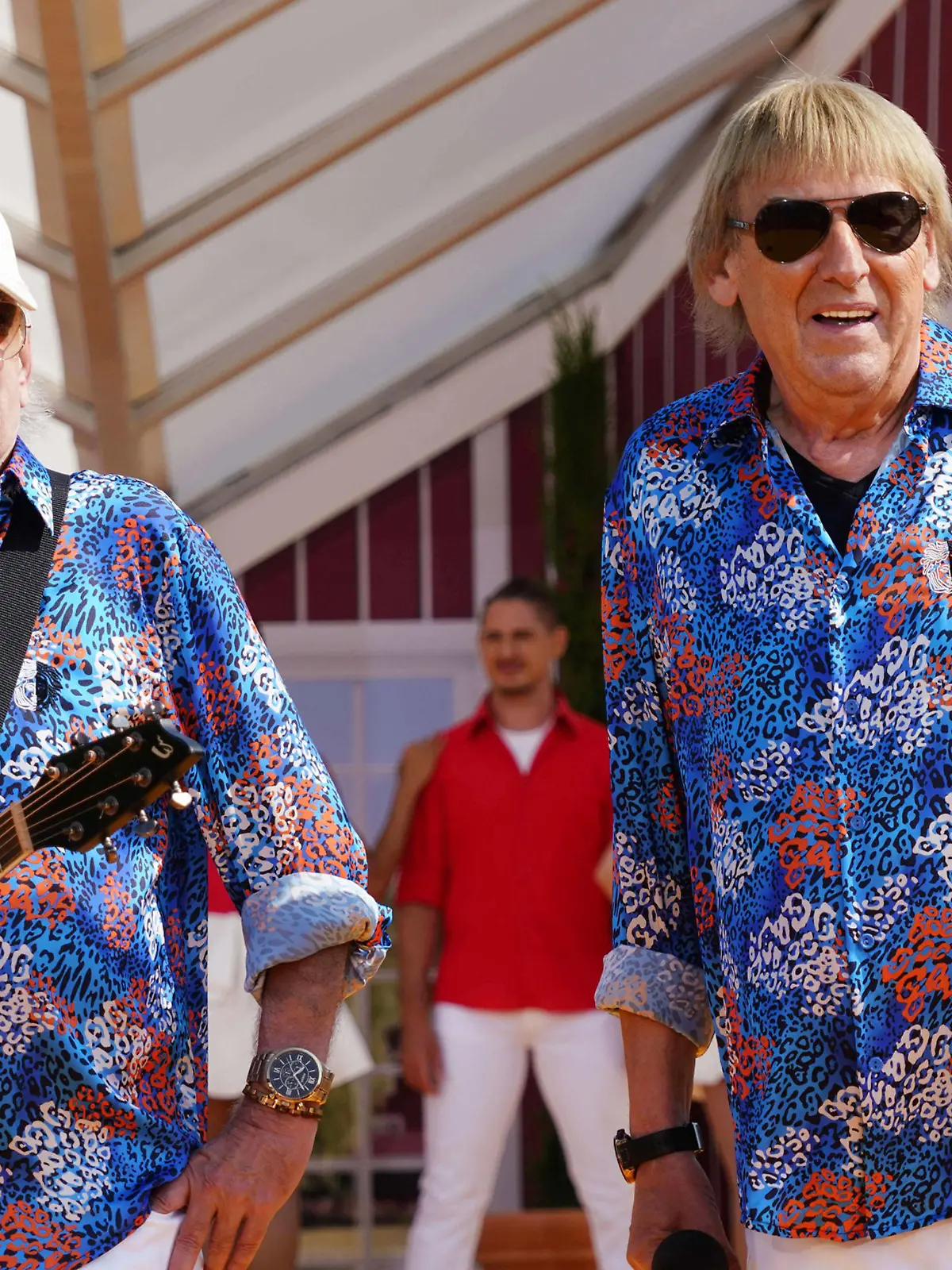 Die Amigos mit Karl-Heinz Ulrich und Bernd Ulrich bei der ARD Show Immer wieder sonntags am 18.06.2023 im Europapark in Rust Immer wieder Sonntags in der ARD, 18.06.2023 *** The Amigos with Karl Heinz Ulrich and Bernd Ulrich at the ARD show Immer wieder sonntags on 18 06 2023 at Europapark in Rust Immer wieder Sonntags on ARD, 18 06 2023 PUBLICATIONxINxGERxSUIxAUTxONLY
