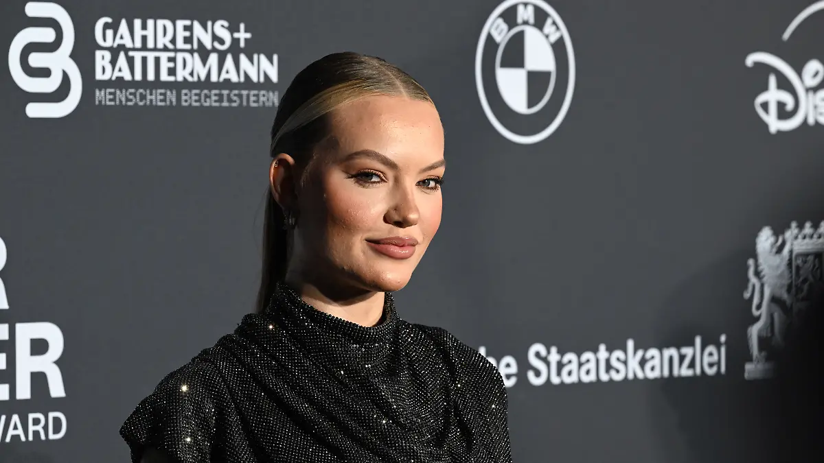 Cheyenne Ochsenknecht bei der Verleihung des TV- und Streaming-Awards „Blauer Panther“ in der BMW Welt, 2024.