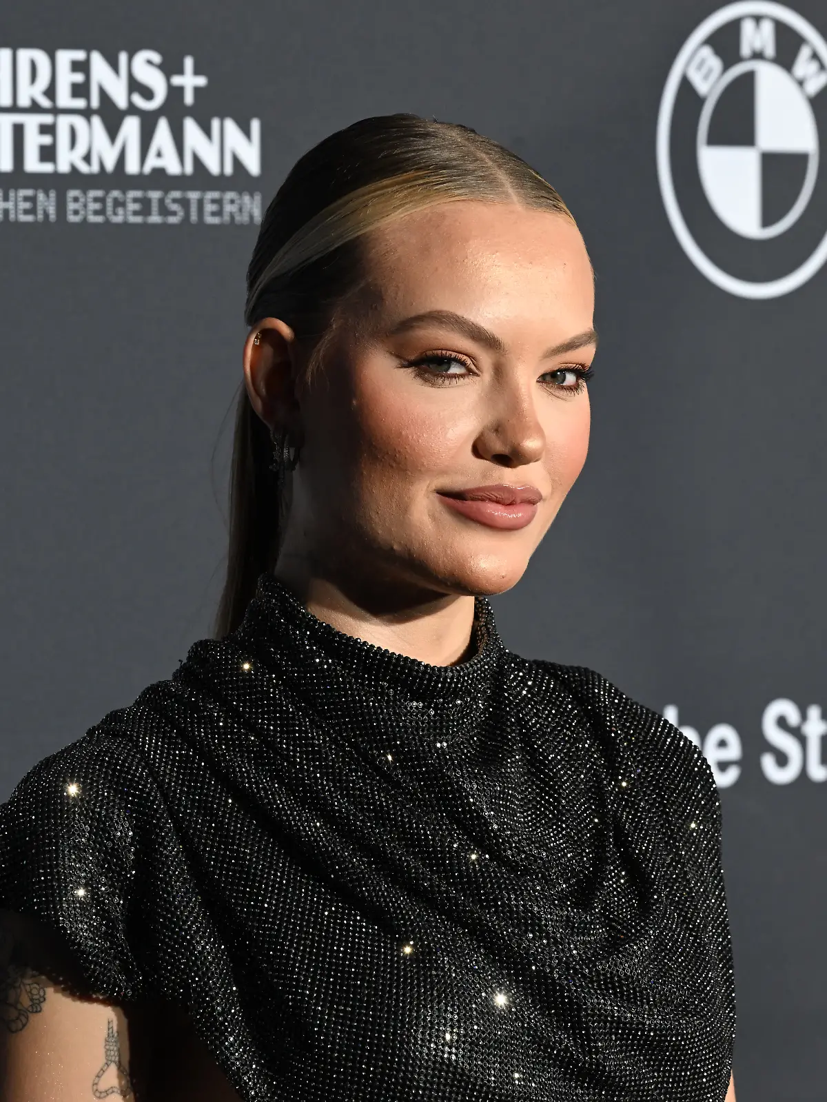 
Cheyenne Ochsenknecht bei der Verleihung des TV- und Streaming-Awards „Blauer Panther“ in der BMW Welt, 2024.
