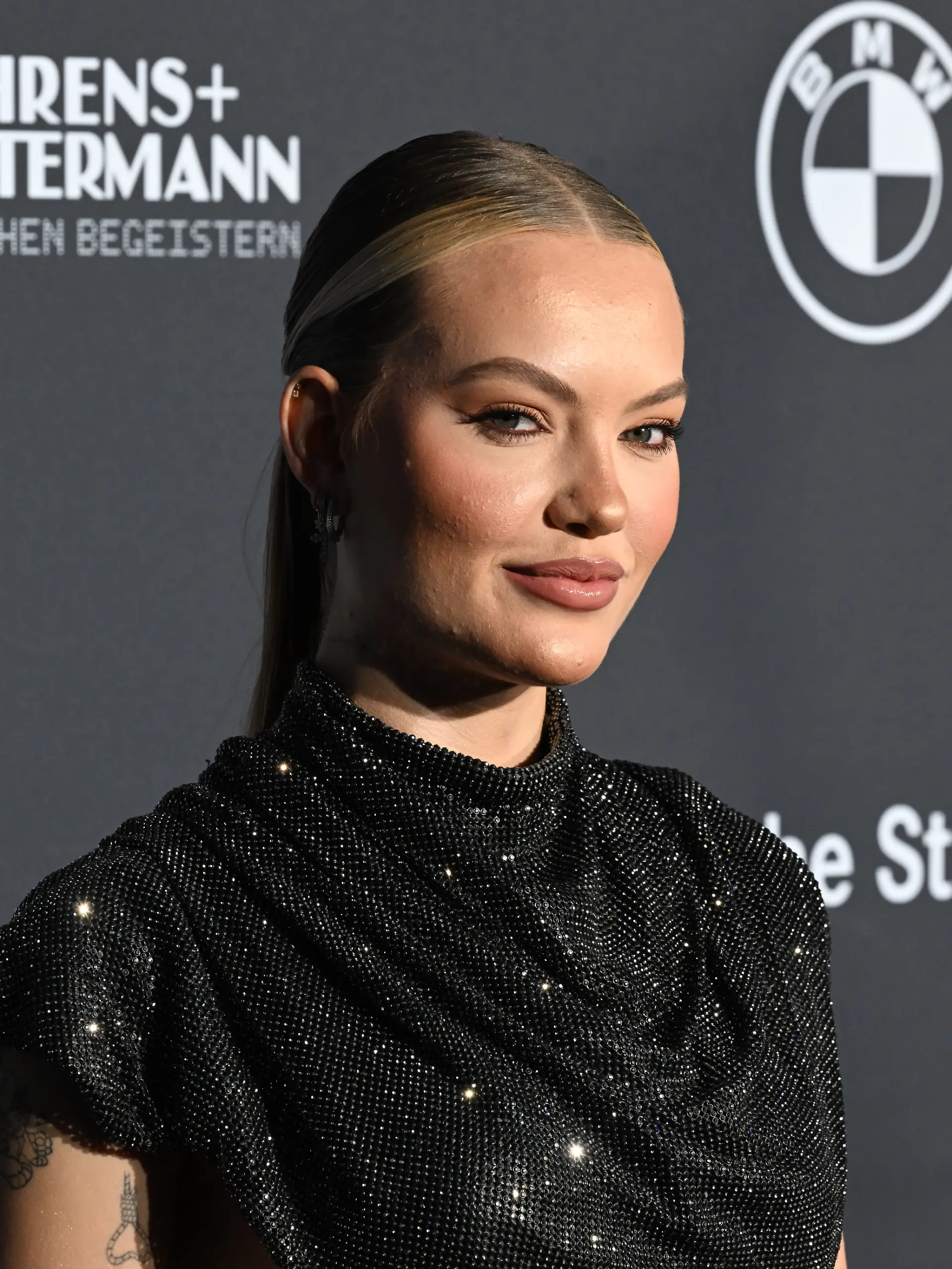 
Cheyenne Ochsenknecht bei der Verleihung des TV- und Streaming-Awards „Blauer Panther“ in der BMW Welt, 2024.