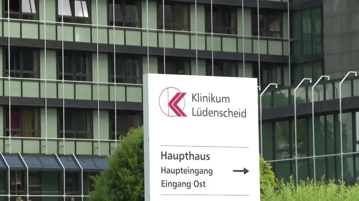 Das Klinikum Lüdenscheid von außen.