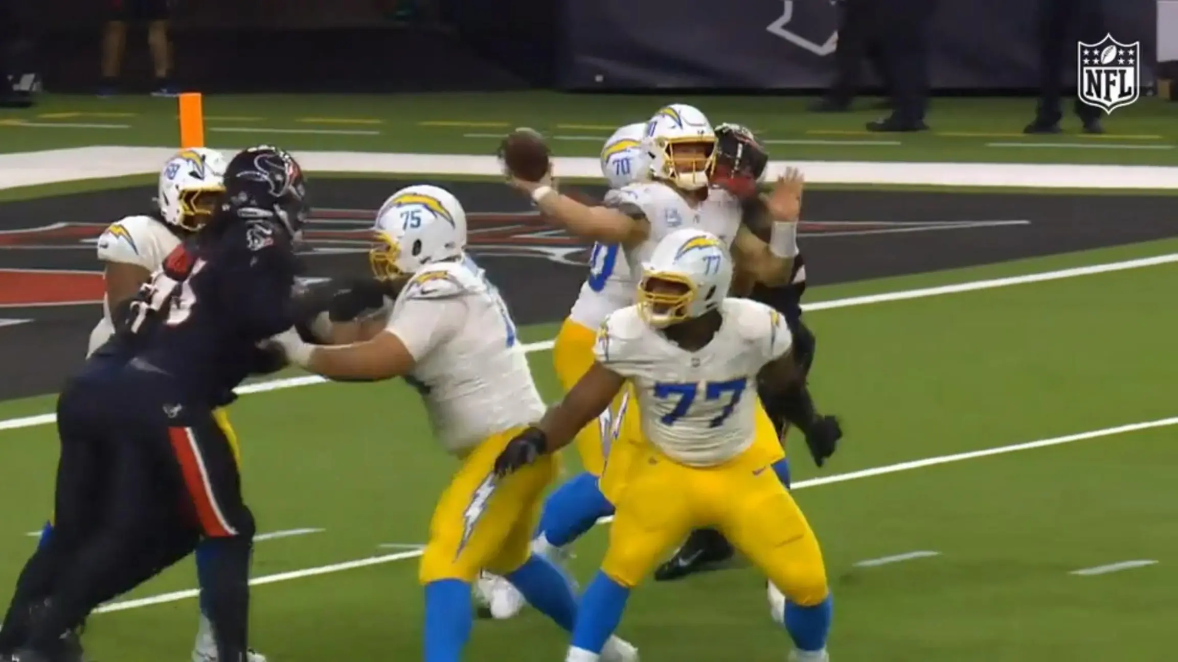 Chargers mit erstem Lebenszeichen Texans Special-Team zerstört Punt-Team