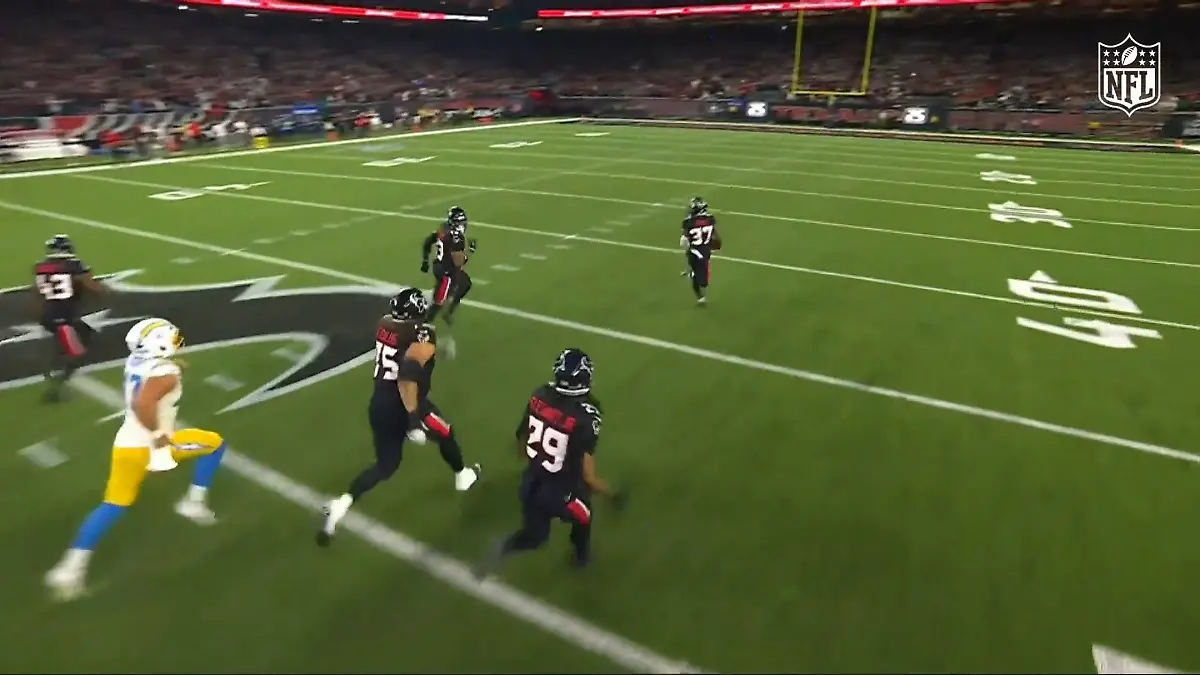 Texans mit spektakulärem Sieg - Herbert wie ausgewechselt Historischer Zwei-Punkte-Touchdown