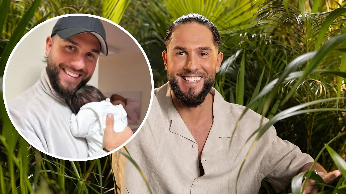 Maurice Dziwak ist stolzer Papa und trotzdem muss er seinen kleinen Sonnenschein fürs Dschungelcamp erst mal alleine lassen. 