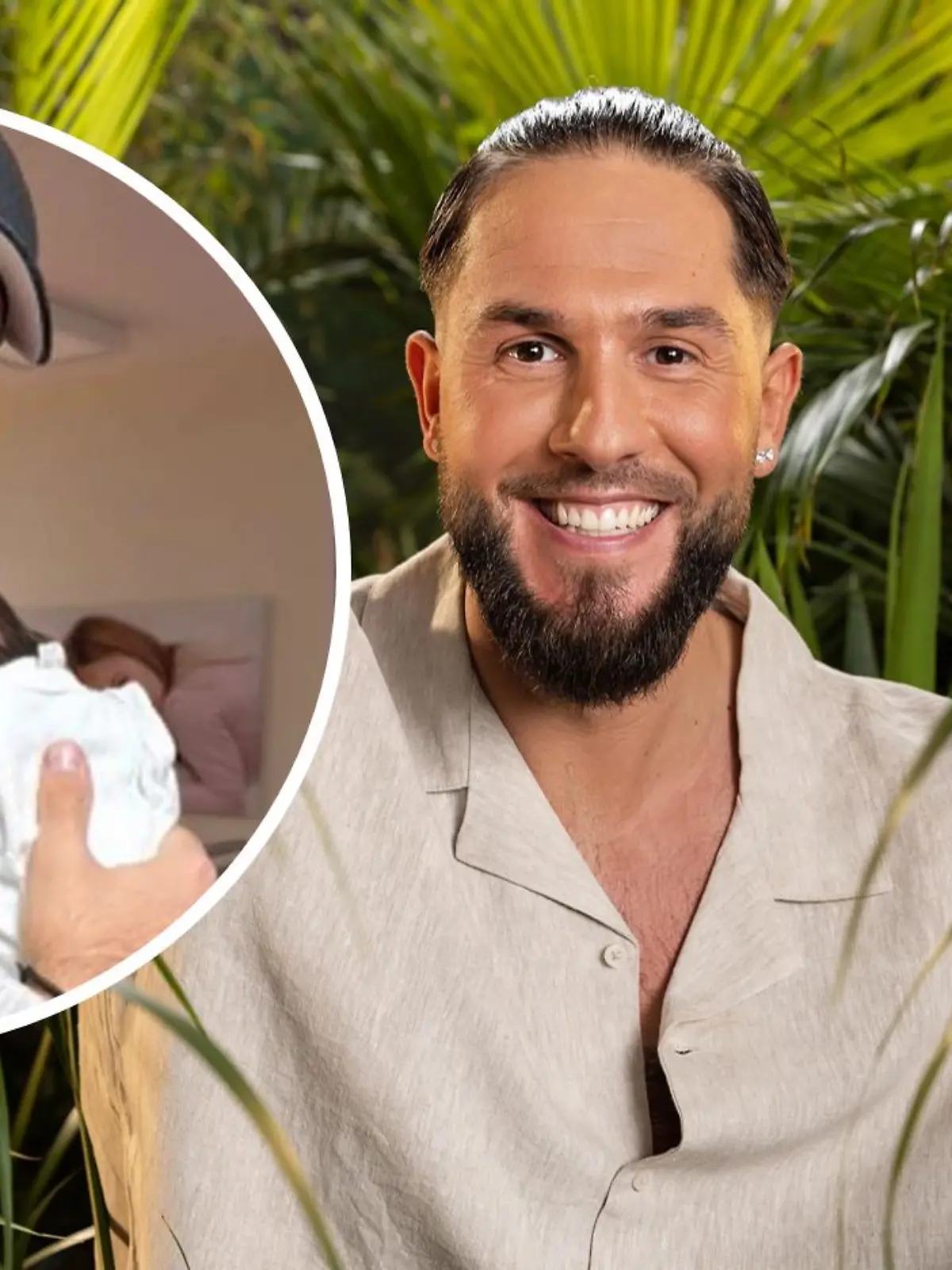 Maurice Dziwak ist stolzer Papa und trotzdem muss er seinen kleinen Sonnenschein fürs Dschungelcamp erst mal alleine lassen. 