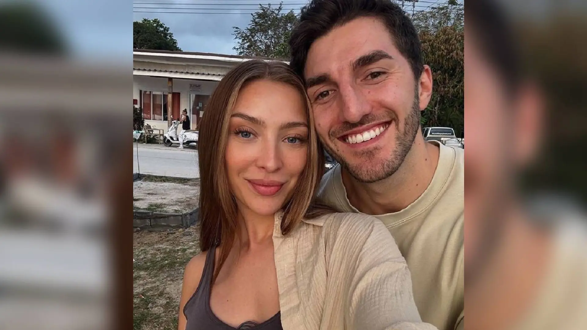 Urlaubsfoto von Katja Geretschuchin und Dennis Gries aus Thailand.