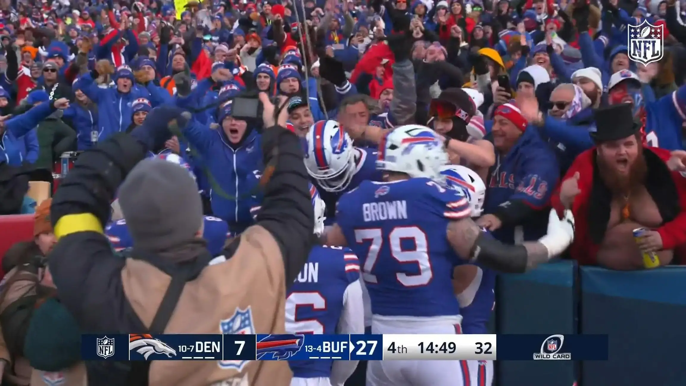 Touchdown lässt das Stadion beben Bills machen ernst