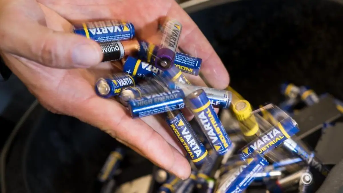 Sammelbox für Batterien