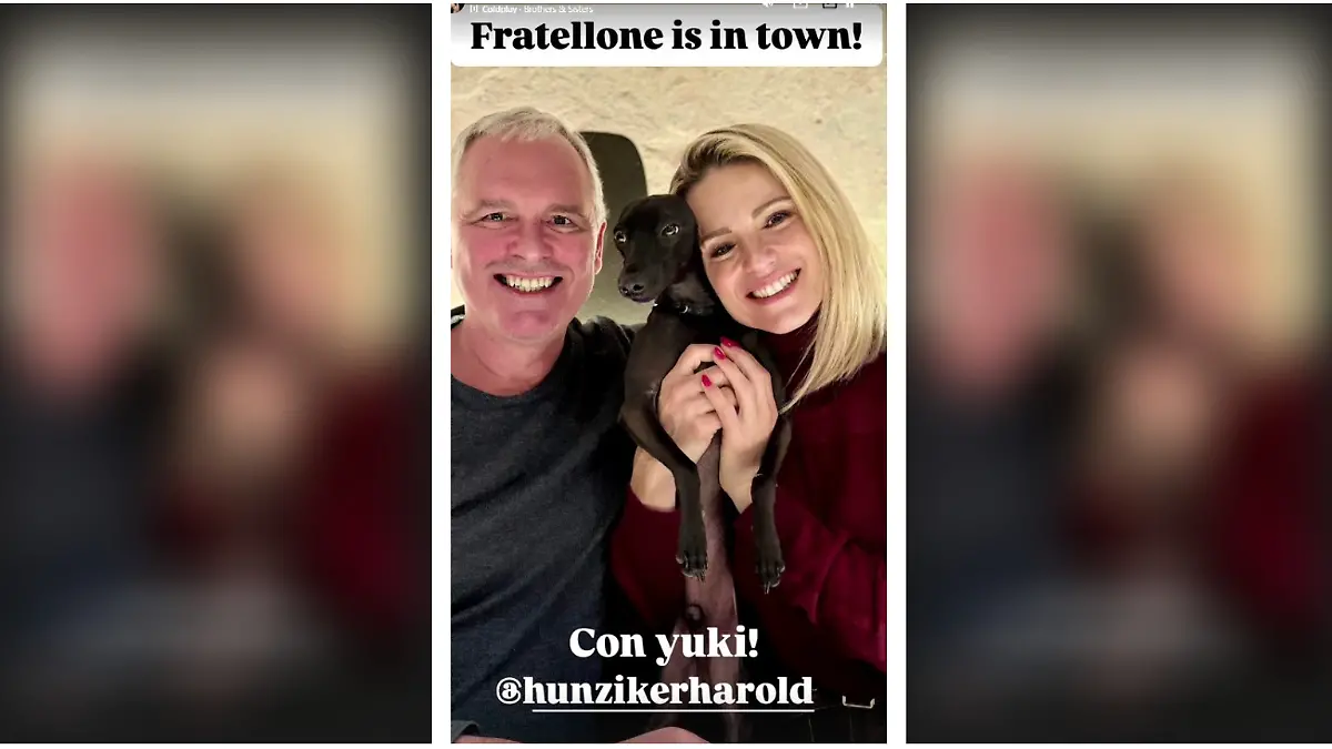 Michelle Hunziker und ihr Bruder Harold