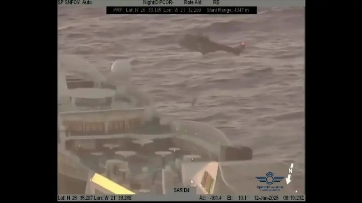 Passagierin vor El Hierro von Kreuzfahrtschiff gerettet