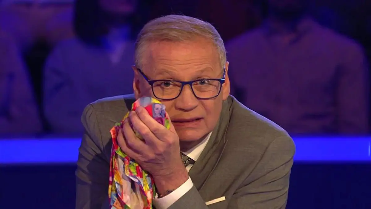 „Da!” „Wer wird Millionär?”-Moderator Günther Jauch hat seine Kandidatin entdeckt