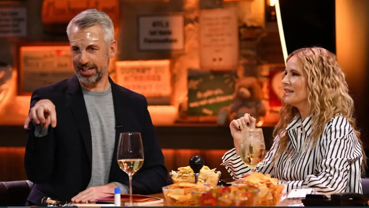 Katja Burkard war zu Gast bei Sebastian Pufpaff bei „TV Total - Aber mit Gast”