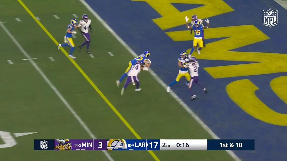 Rams dominieren die Vikings Jetzt wird es deutlich