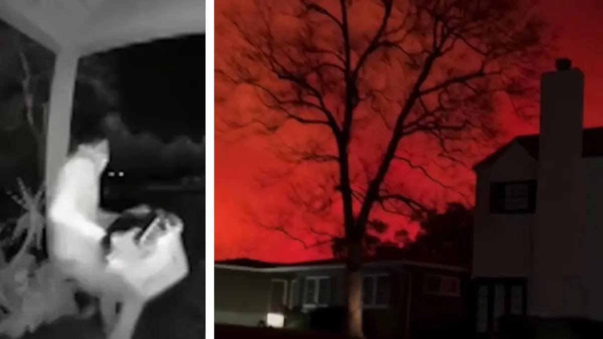 Flammen-Hölle kommt direkt auf sie zu: Dramatische Flucht! Paar bleibt ...