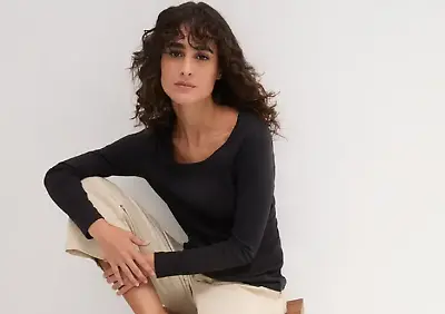 Langarmshirt mit Rundhalsausschnitt