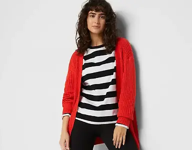 Gestreiftes Baumwoll-Shirt