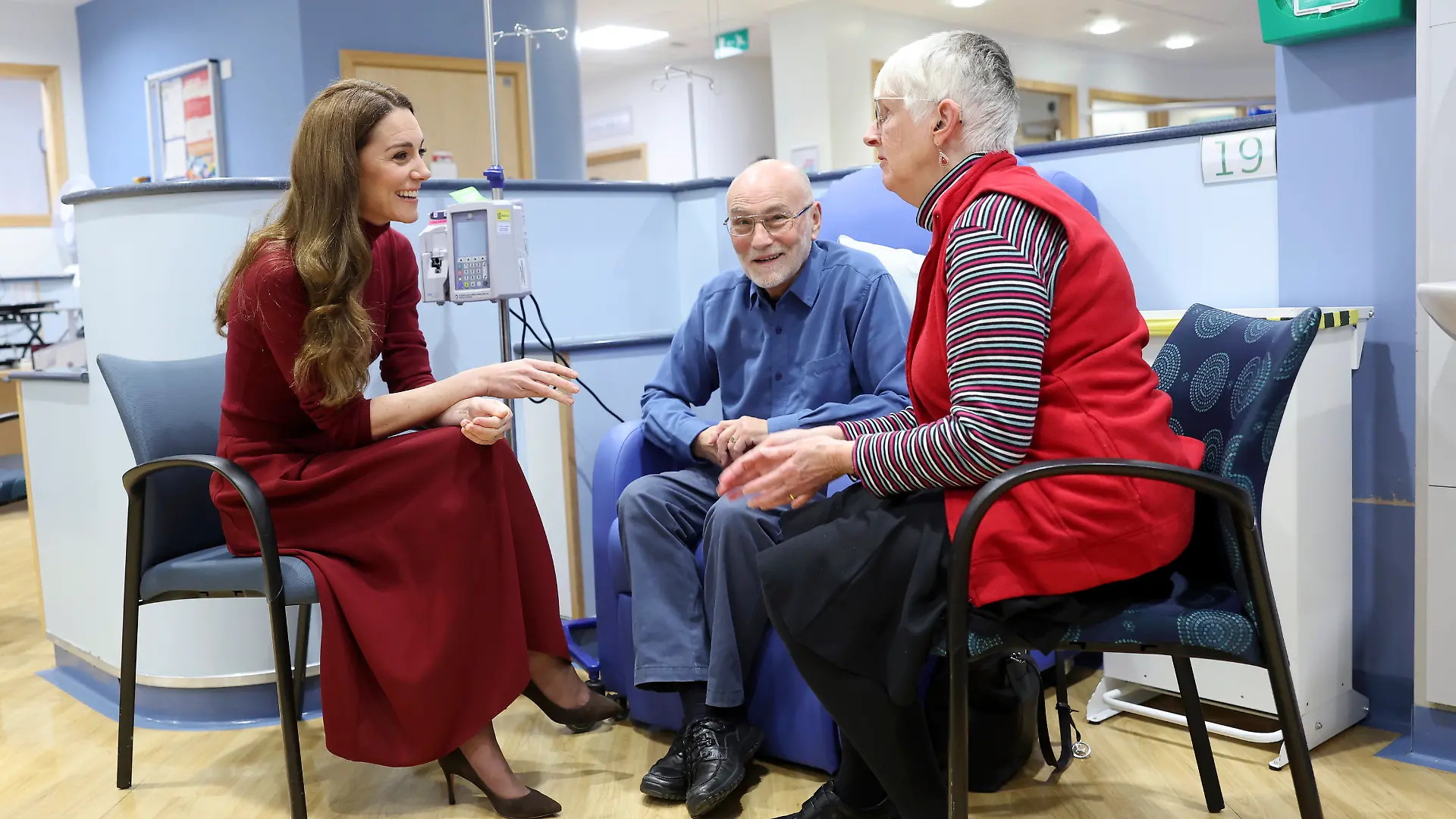Prinzessin Kate rät den Patienten, immer positiv zu bleiben.