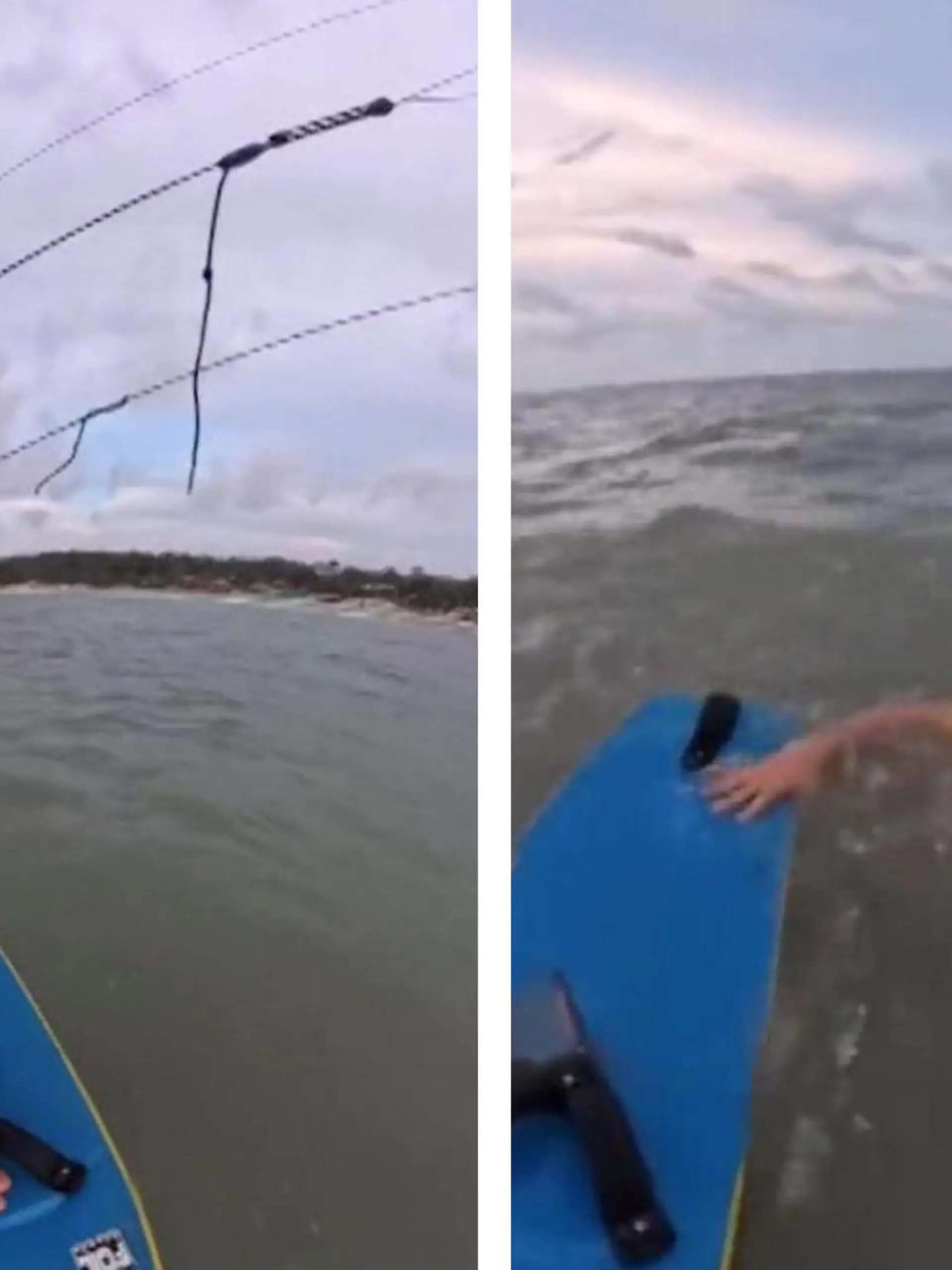 Kitesurfer will nur seine Kamera testen – und wird zum Lebensretter