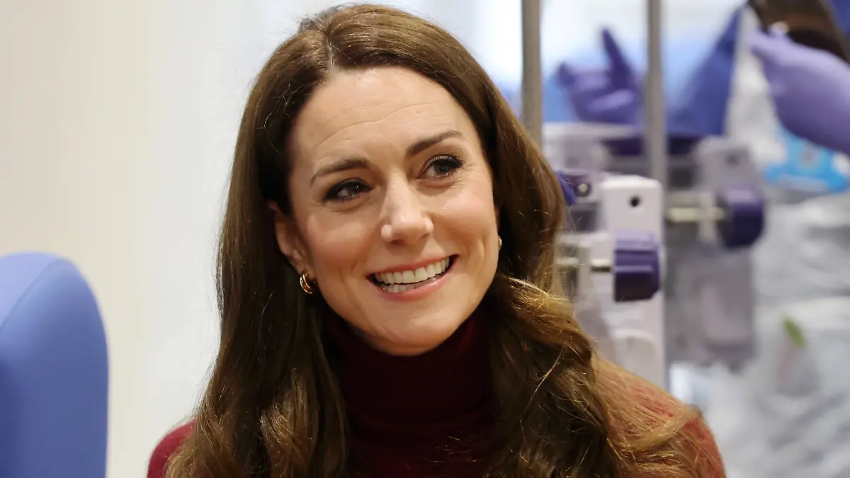 Kate Middleton at The Royal Marsden Hospital in London