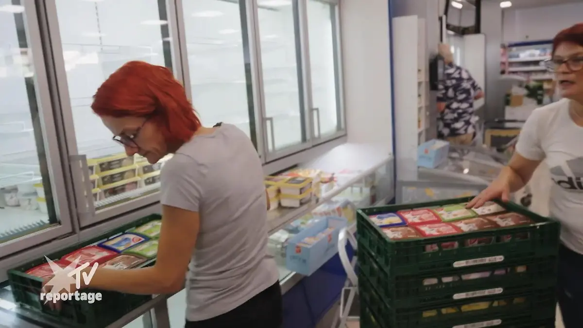 Kühlchaos im Supermarkt Die Ware taut auf