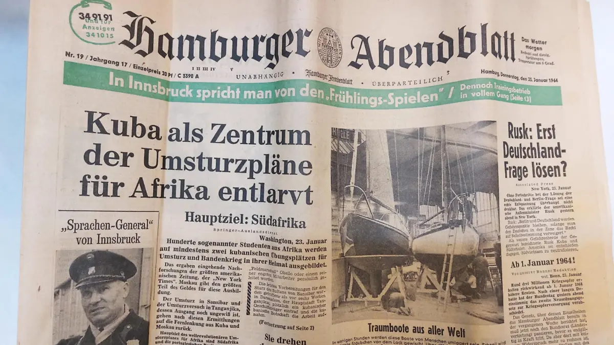 Zeitung vom 23.01.1964