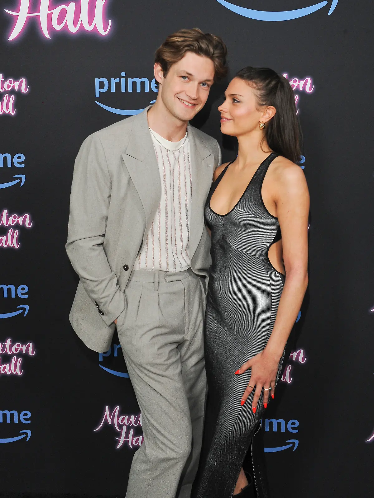 Damian Hardung und Harriet Herbig-Matten bei der Premiere von „Maxton Hall”.