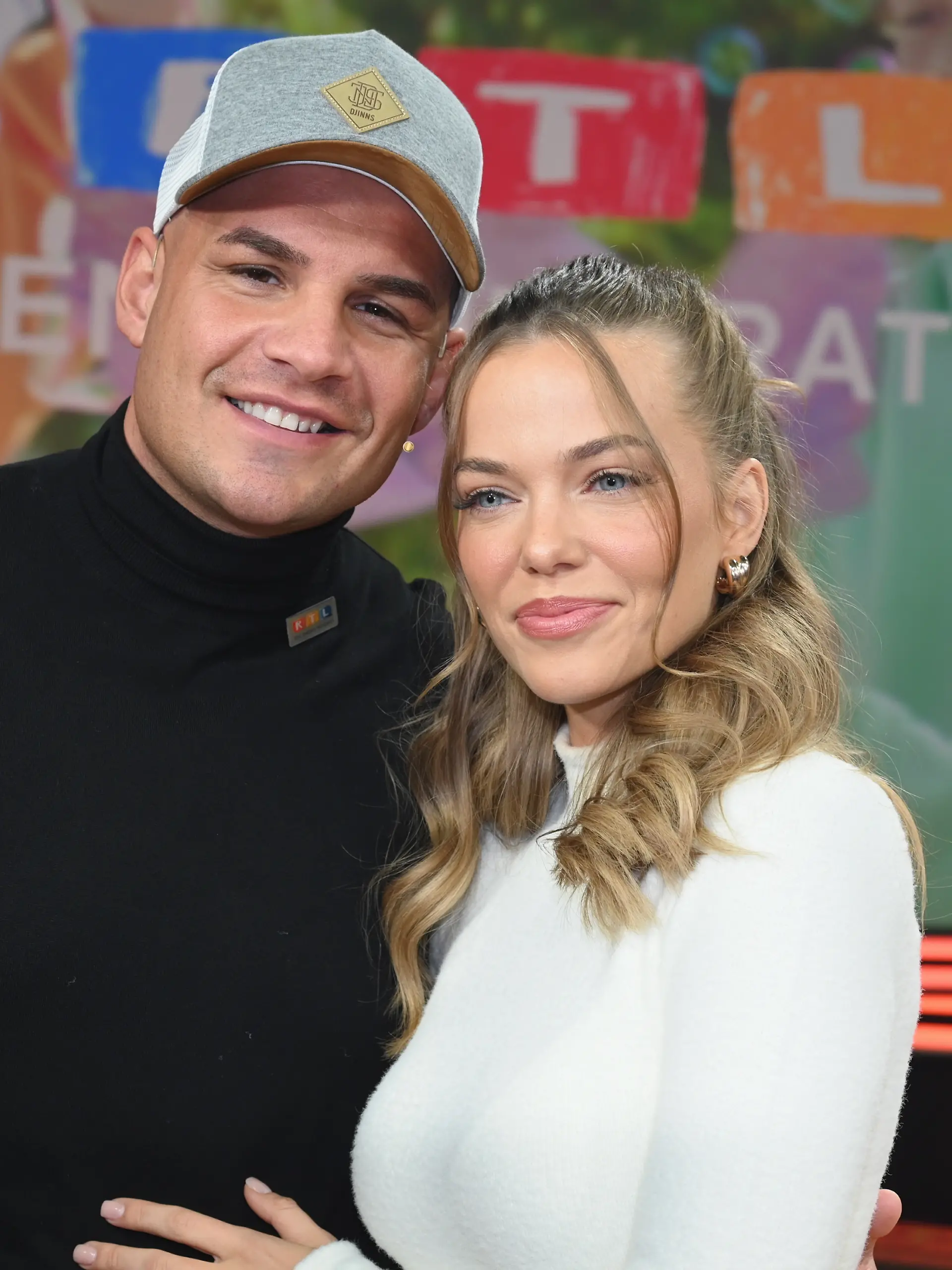 Sänger Pietro Lombardi mit Laura Maria Rypa beim RTL-Spendenmarathon 2023.