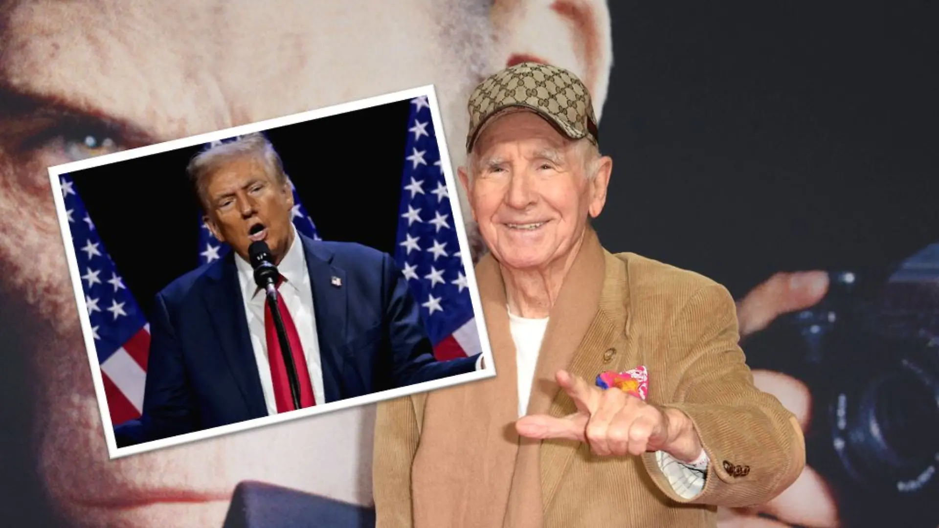 Collage Donald Trump und Prinz Frédéric. 
