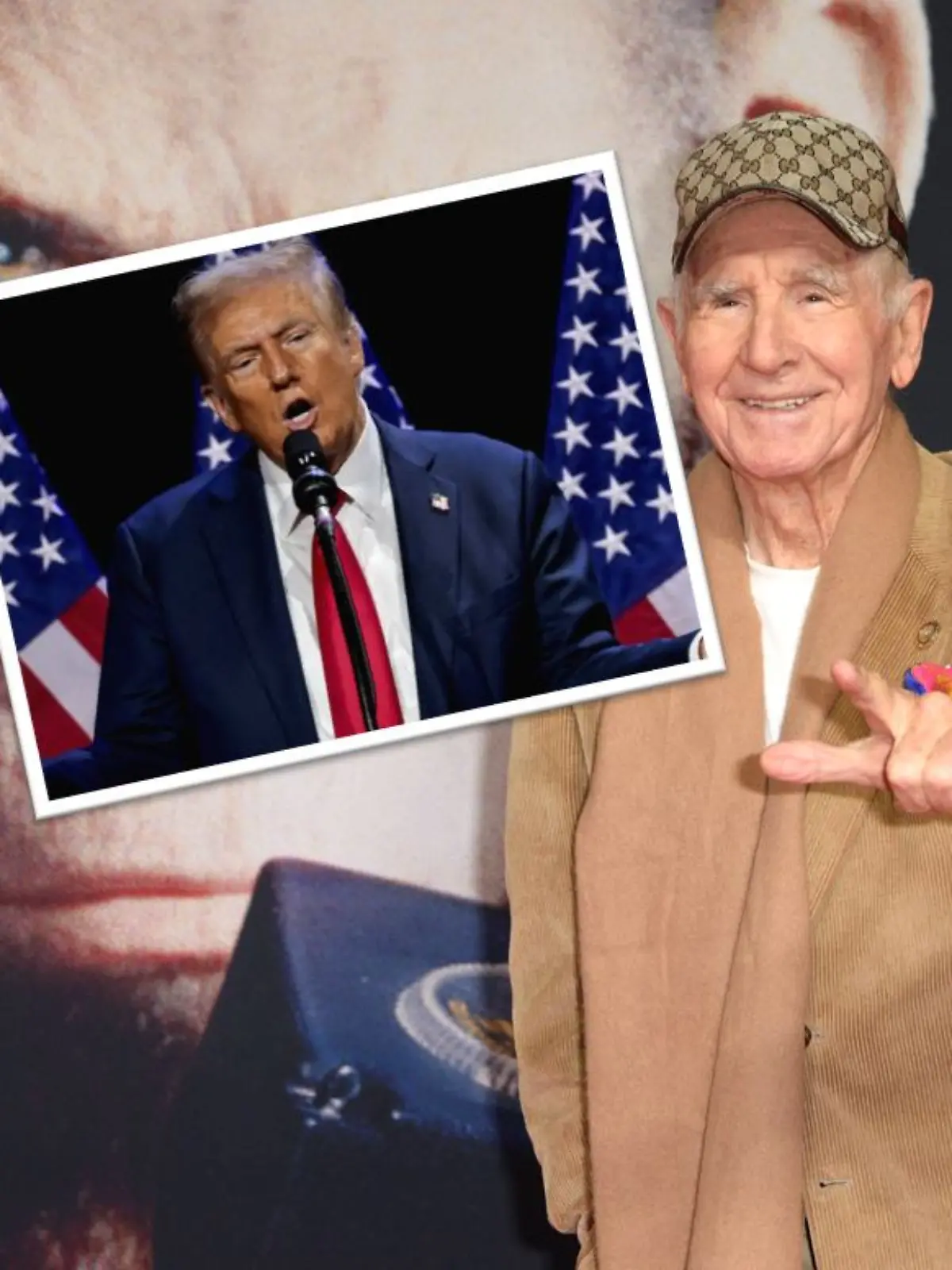 Collage Donald Trump und Prinz Frédéric. 