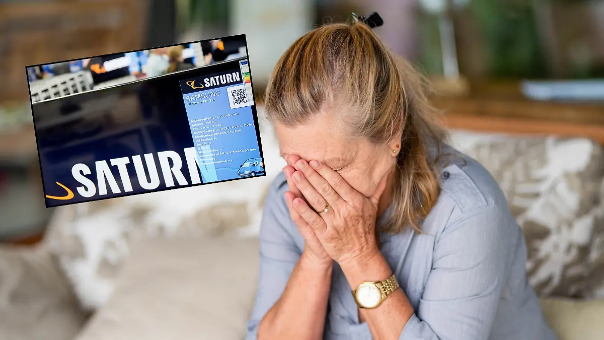 Frau verzweifelt.