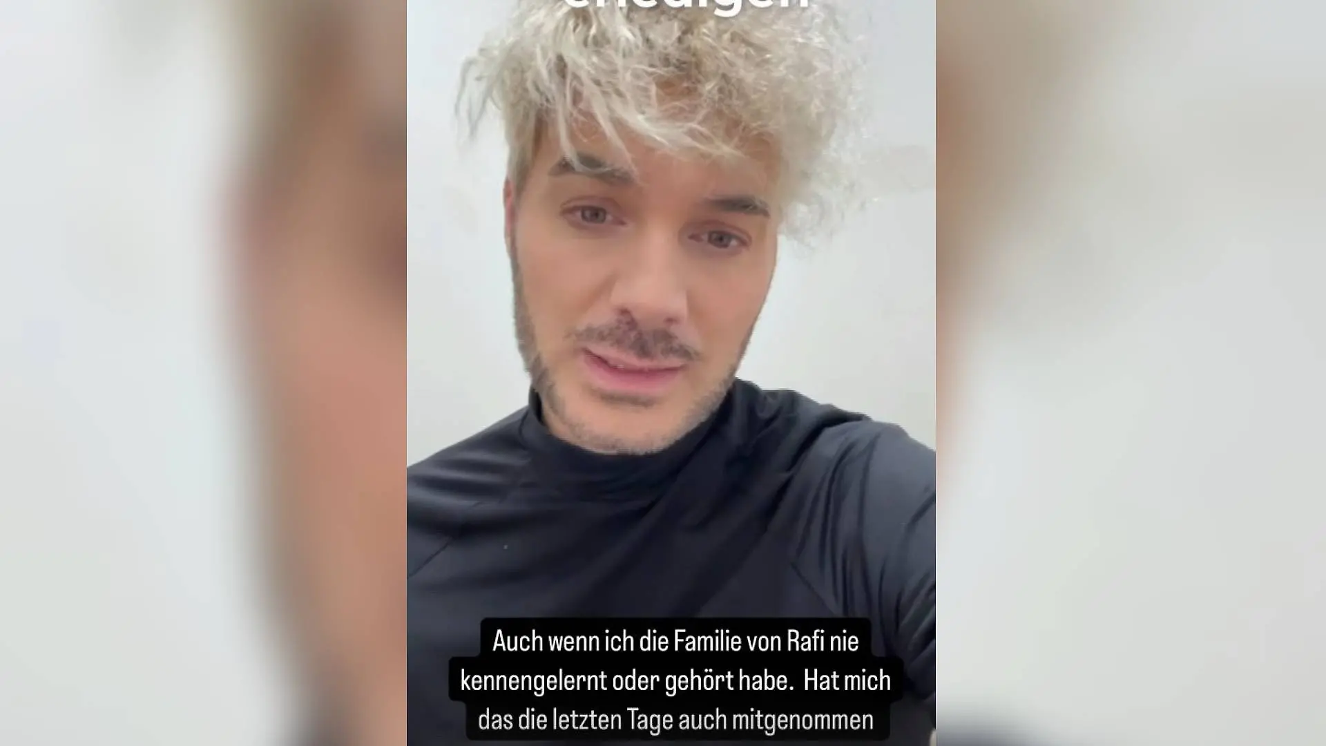 Sam meldet sich nach dem Tod von Rafis Vater auf Instagram und verrät: Rafi möchte sich erst in einigen Tagen zu Wort melden.