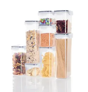 Livarno home Vorratsdosen-Set, acht Stück