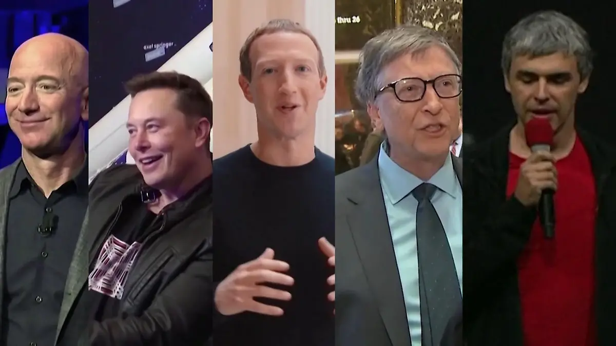 Superreiche werden immer mächtiger Musk, Bezos und Co.