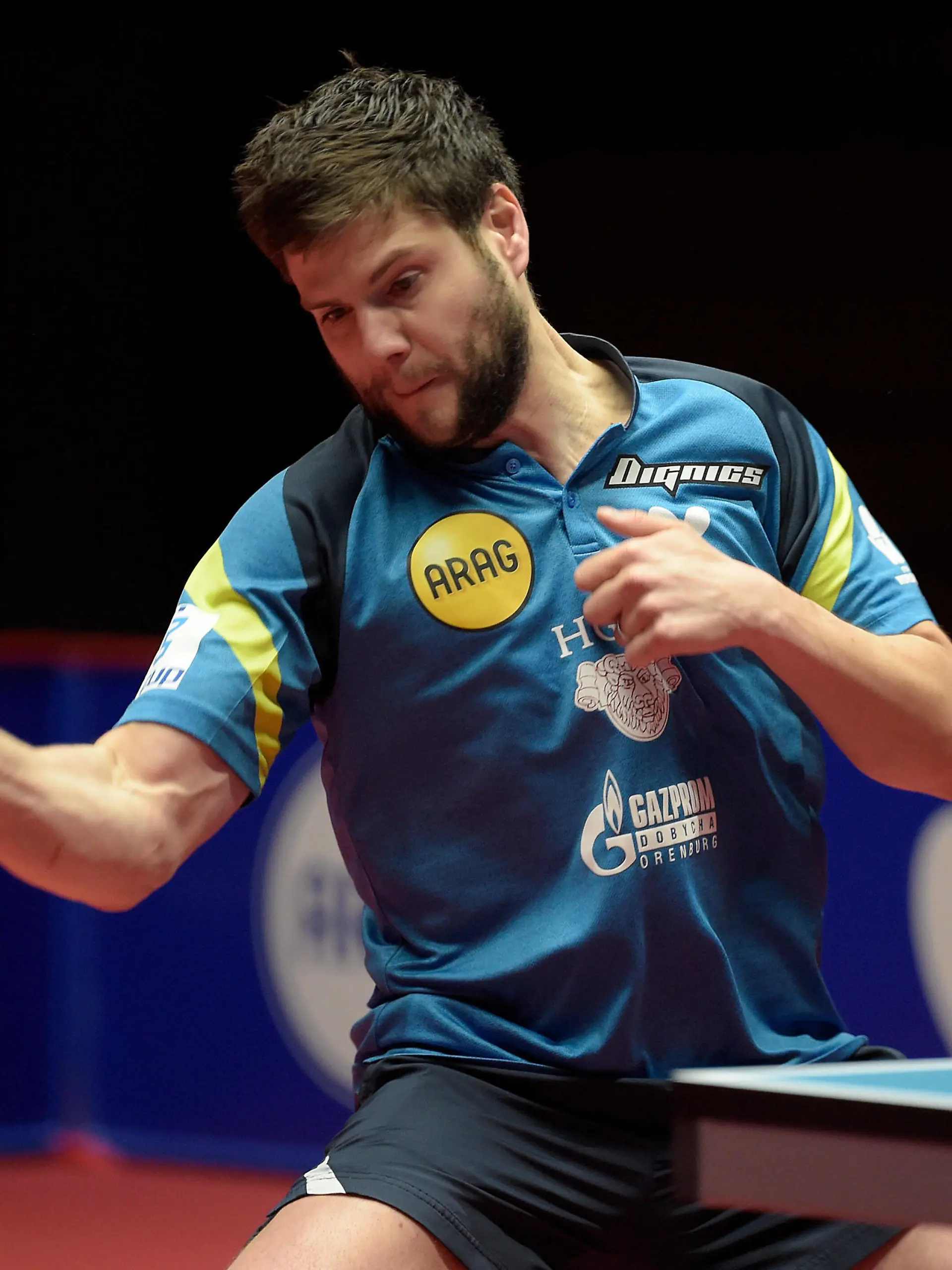 TT Düsseldorf Masters 04/2021 am 02.05.2021 im ARAG CenterCourt in Düsseldorf Dimitrij Ovtcharov  Fakel Gazprom Orenburg, RUS  *** TT Düsseldorf Masters 04 2021 on 02 05 2021 at the ARAG CenterCourt in Düsseldorf Dimitrij Ovtcharov Fakel Gazprom Orenburg, RUS xJFx 