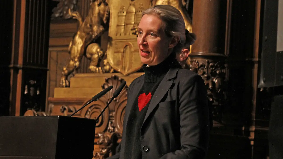 Alice Weidel bei einem Vortrag in Hamburg.