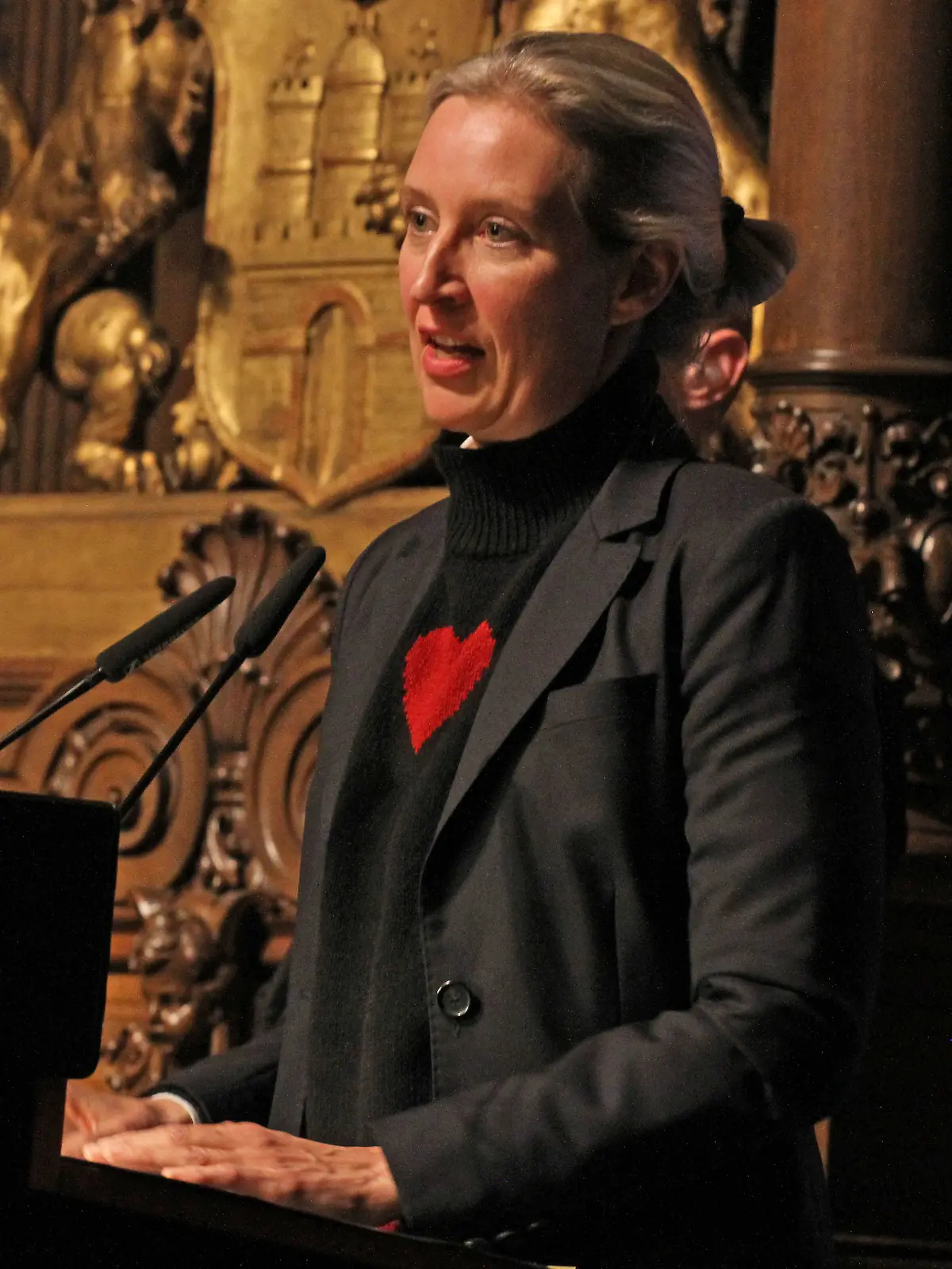 Alice Weidel bei einem Vortrag in Hamburg.