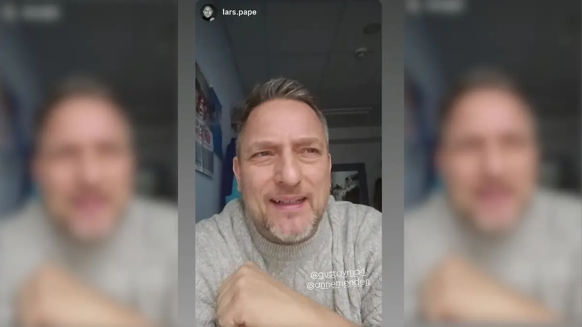 Auch Schauspiel-Kollege Lars Pape springt für Anne Menden in die Bresche