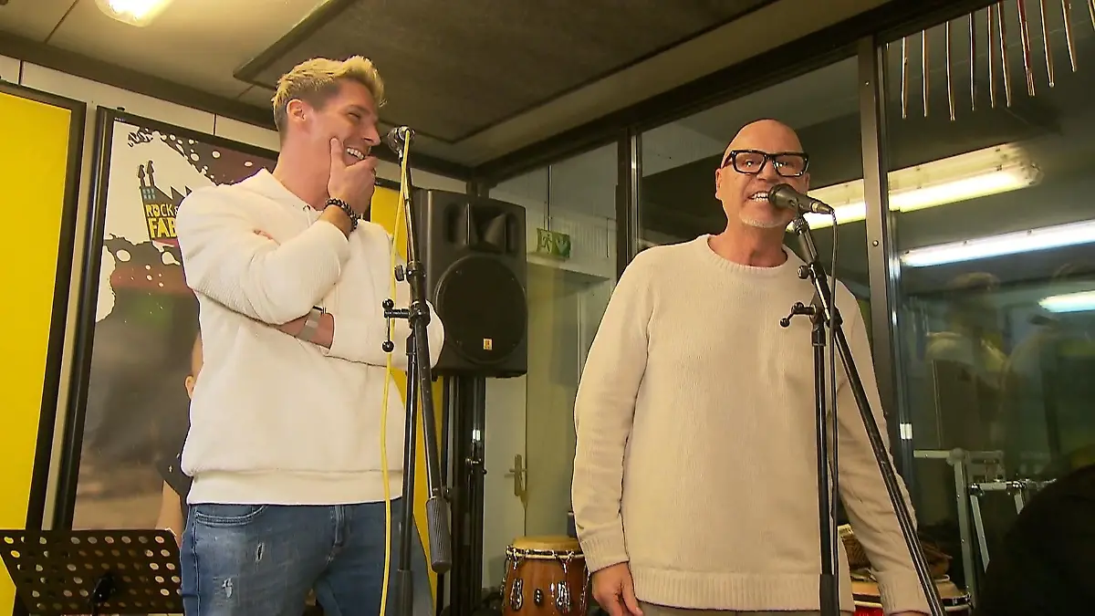 Olaf Henning und Norman Langen Gaudi bei Bandprobe