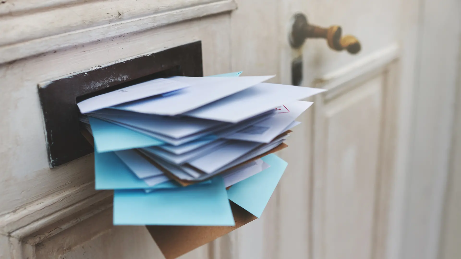 Verstopfter Briefkasten