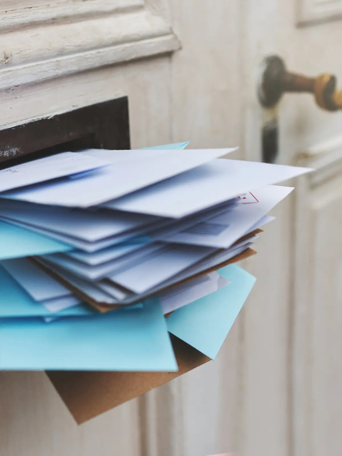Verstopfter Briefkasten 